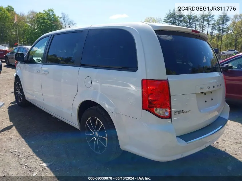 2C4RDGEG1JR311776 2018 Dodge Grand Caravan Gt