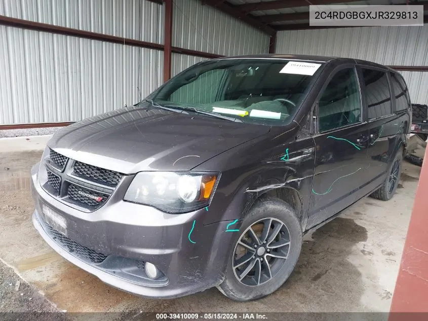 2018 Dodge Grand Caravan Se VIN: 2C4RDGBGXJR329813 Lot: 39410009