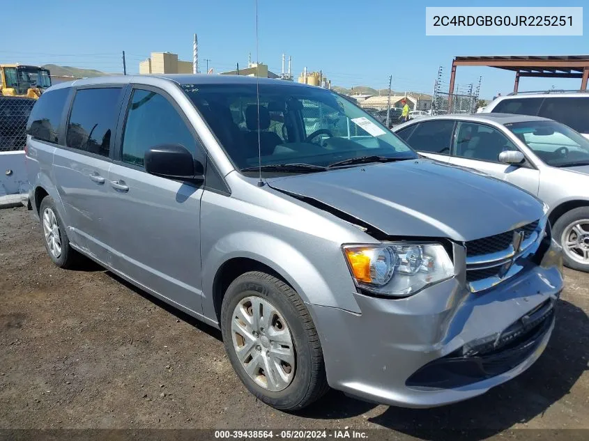 2C4RDGBG0JR225251 2018 Dodge Grand Caravan Se