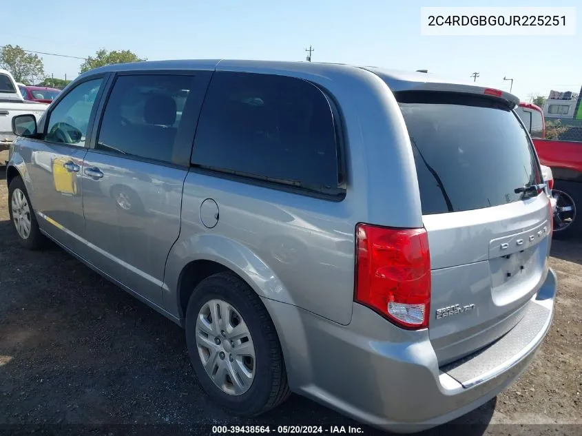 2C4RDGBG0JR225251 2018 Dodge Grand Caravan Se