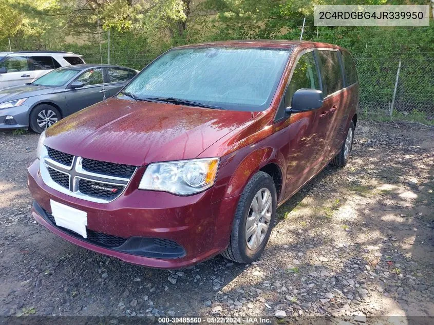 2C4RDGBG4JR339950 2018 Dodge Grand Caravan Se