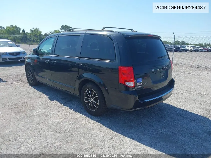 2018 Dodge Grand Caravan Gt VIN: 2C4RDGEG0JR284487 Lot: 39527161