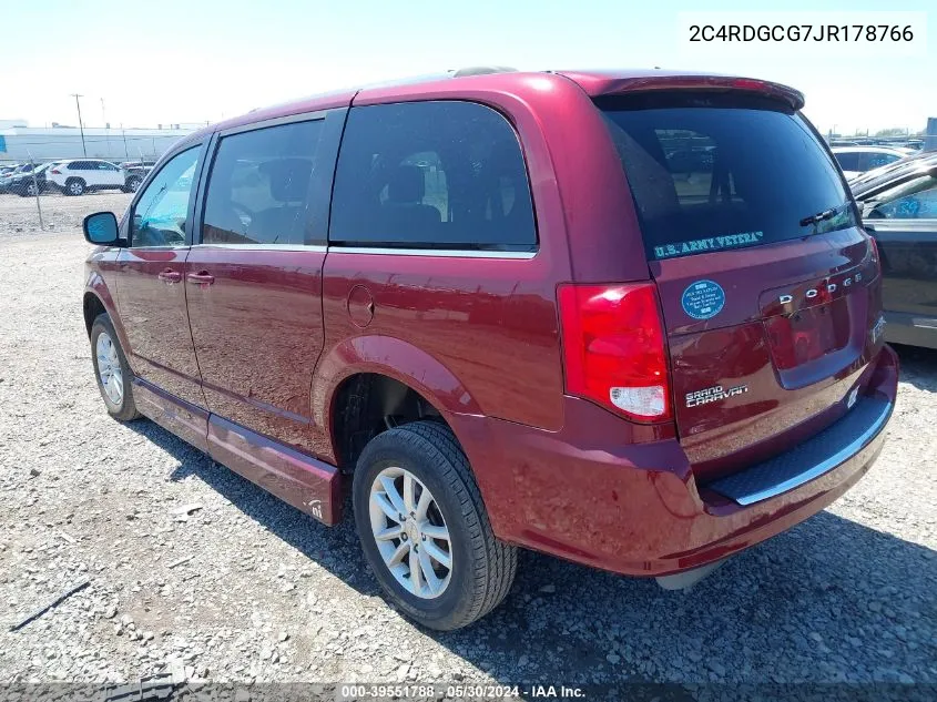 2C4RDGCG7JR178766 2018 Dodge Grand Caravan Sxt