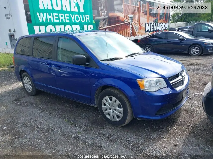 2C4RDGBG9JR297033 2018 Dodge Grand Caravan Se