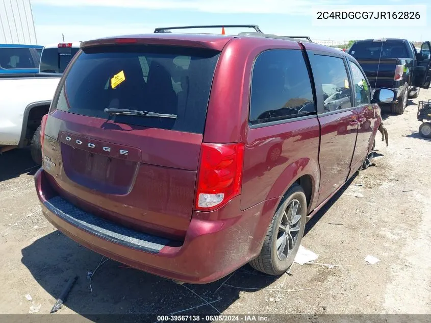 2018 Dodge Grand Caravan Sxt VIN: 2C4RDGCG7JR162826 Lot: 39567138