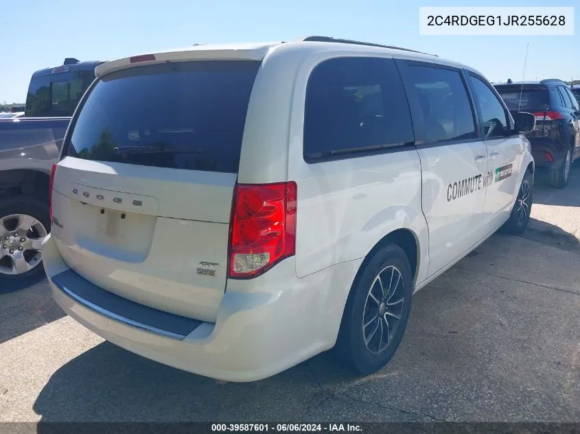 2018 Dodge Grand Caravan Gt VIN: 2C4RDGEG1JR255628 Lot: 39587601