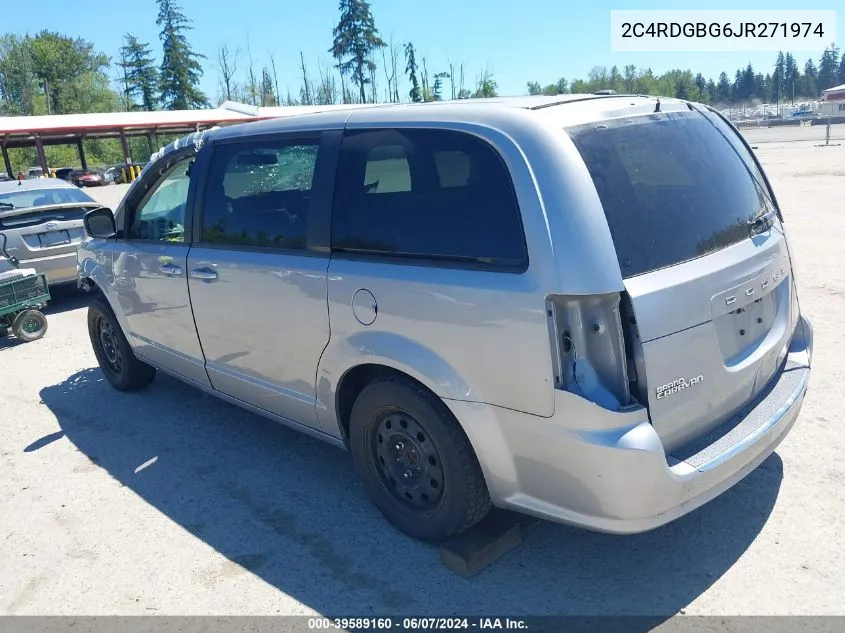 2C4RDGBG6JR271974 2018 Dodge Grand Caravan Se