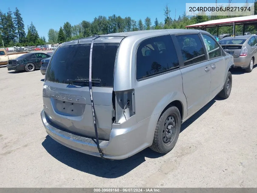 2C4RDGBG6JR271974 2018 Dodge Grand Caravan Se