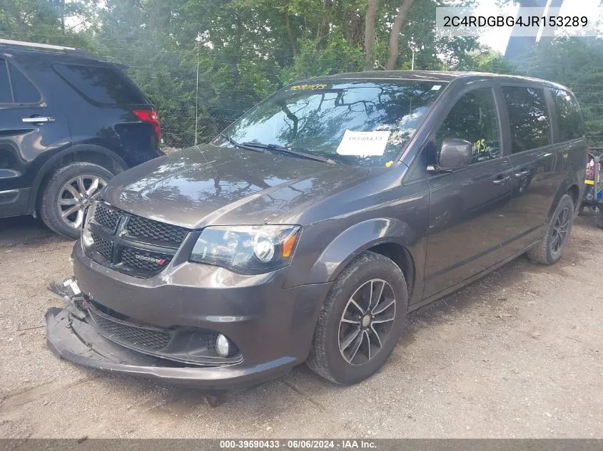 2C4RDGBG4JR153289 2018 Dodge Grand Caravan Se Plus