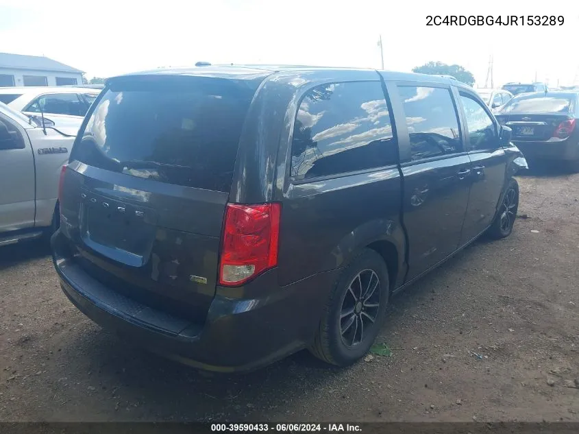 2C4RDGBG4JR153289 2018 Dodge Grand Caravan Se Plus