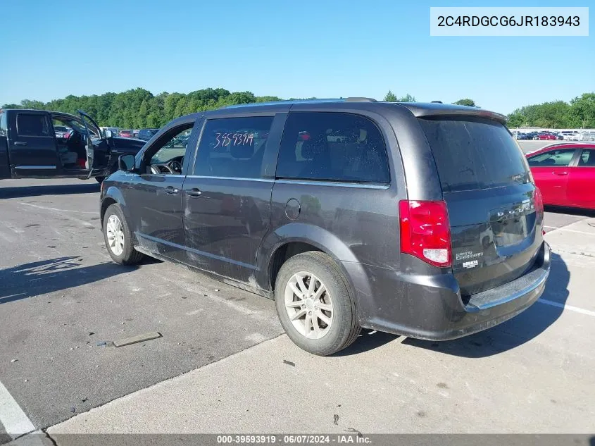 2C4RDGCG6JR183943 2018 Dodge Grand Caravan Sxt