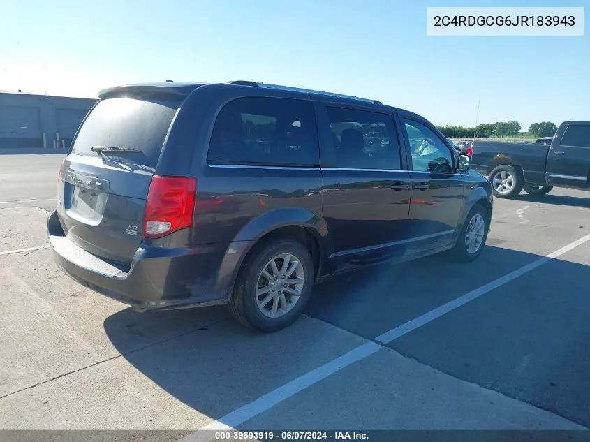 2C4RDGCG6JR183943 2018 Dodge Grand Caravan Sxt