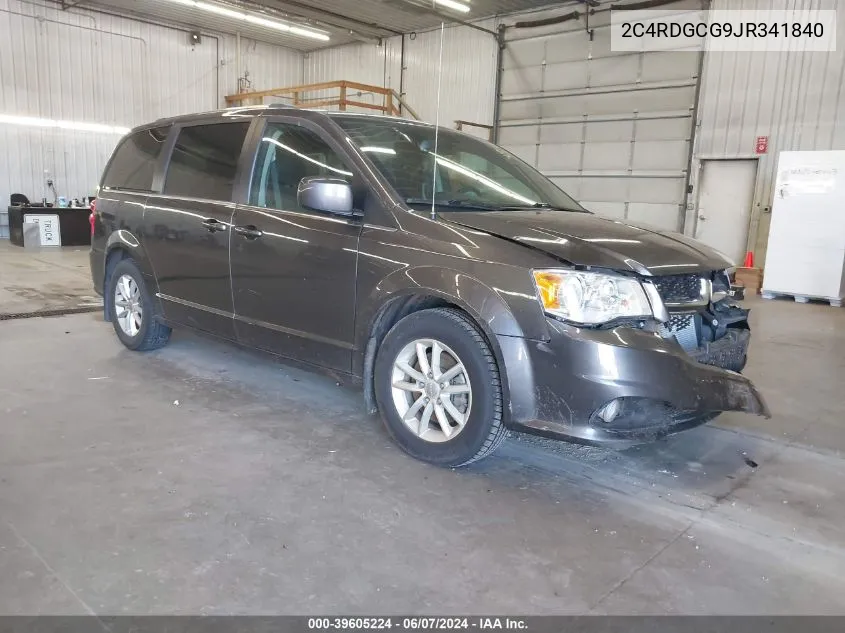 2018 Dodge Grand Caravan Sxt VIN: 2C4RDGCG9JR341840 Lot: 39605224