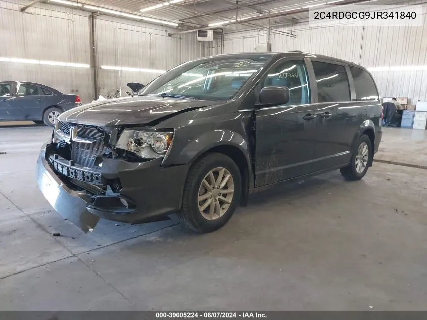 2018 Dodge Grand Caravan Sxt VIN: 2C4RDGCG9JR341840 Lot: 39605224