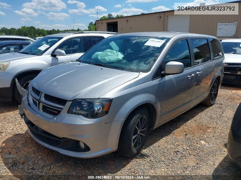 2018 Dodge Grand Caravan Gt VIN: 2C4RDGEG4JR323792 Lot: 39614083