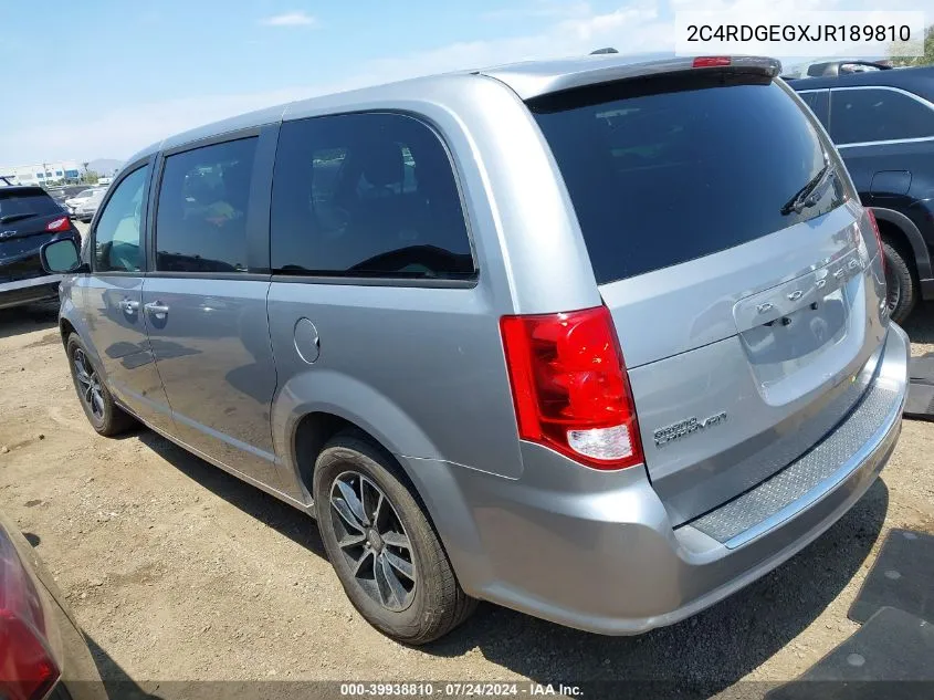 2C4RDGEGXJR189810 2018 Dodge Grand Caravan Gt