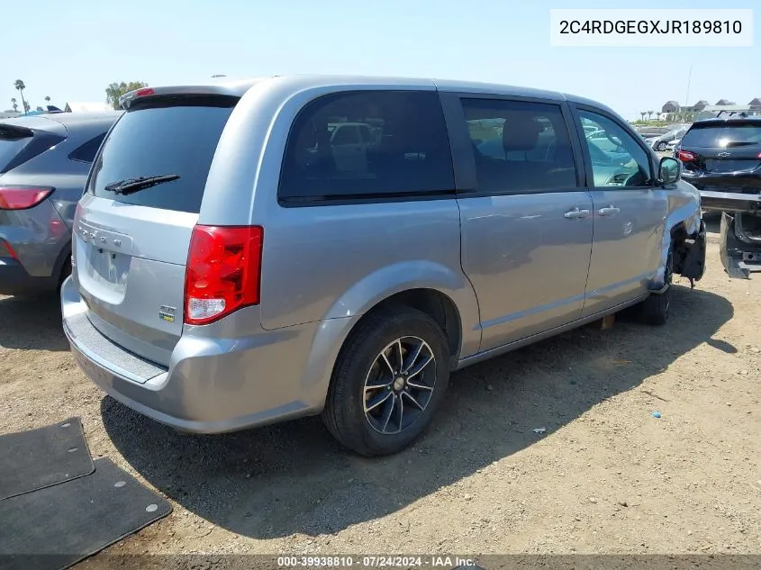 2C4RDGEGXJR189810 2018 Dodge Grand Caravan Gt