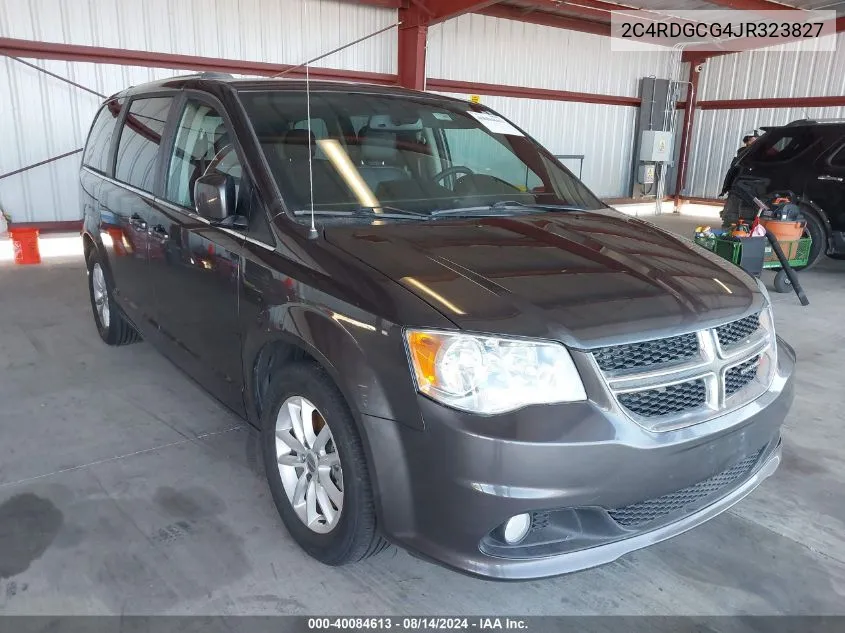 2018 Dodge Grand Caravan Sxt VIN: 2C4RDGCG4JR323827 Lot: 40084613