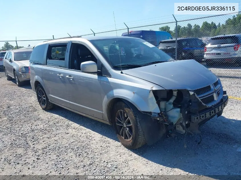 2C4RDGEG5JR336115 2018 Dodge Grand Caravan Gt