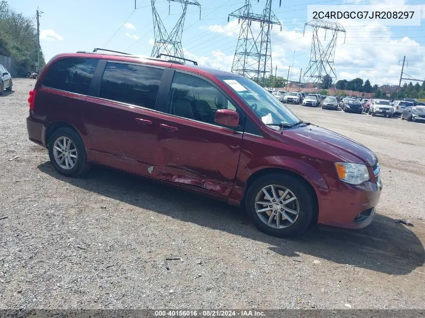 2C4RDGCG7JR208297 2018 Dodge Grand Caravan Sxt