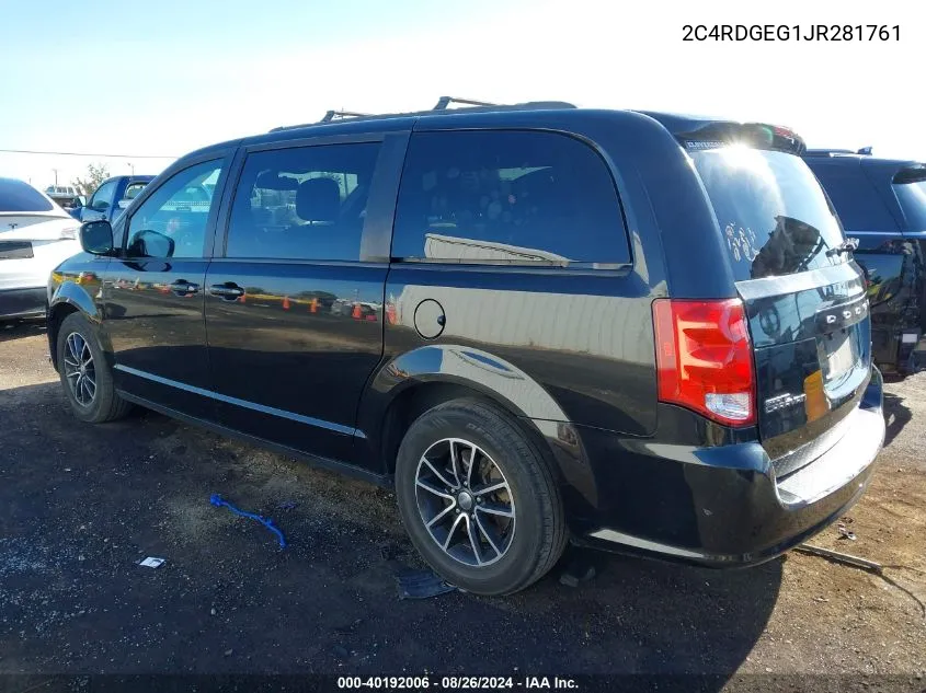 2C4RDGEG1JR281761 2018 Dodge Grand Caravan Gt