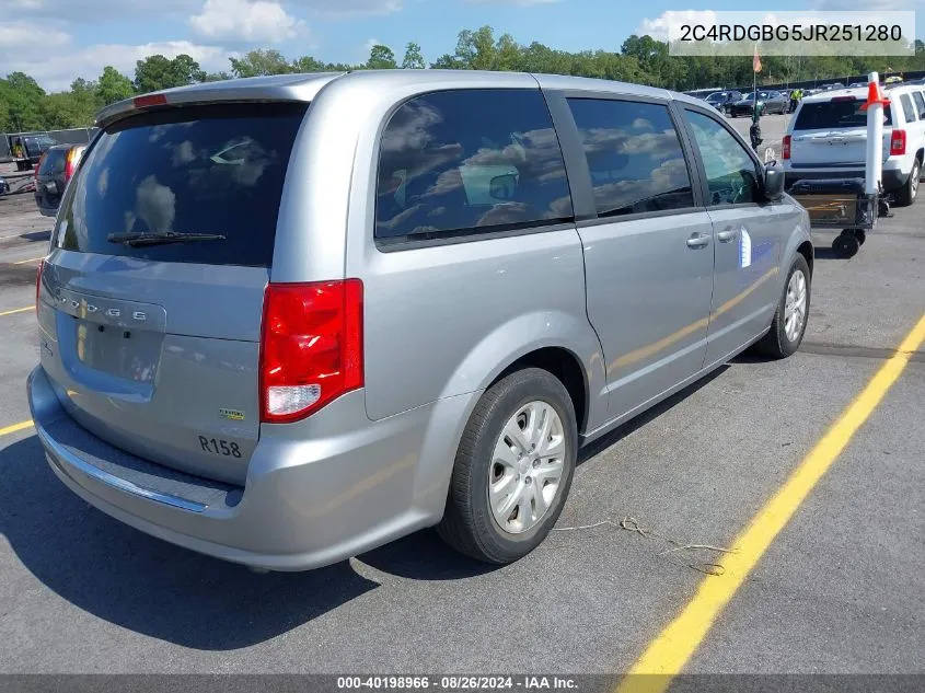 2C4RDGBG5JR251280 2018 Dodge Grand Caravan Se