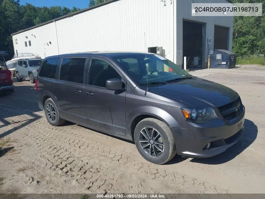 2018 Dodge Grand Caravan Se Plus VIN: 2C4RDGBG7JR198713 Lot: 40261793