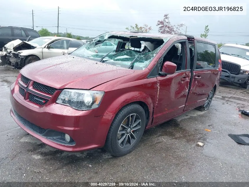 2018 Dodge Grand Caravan Gt VIN: 2C4RDGEG3JR196825 Lot: 40297259