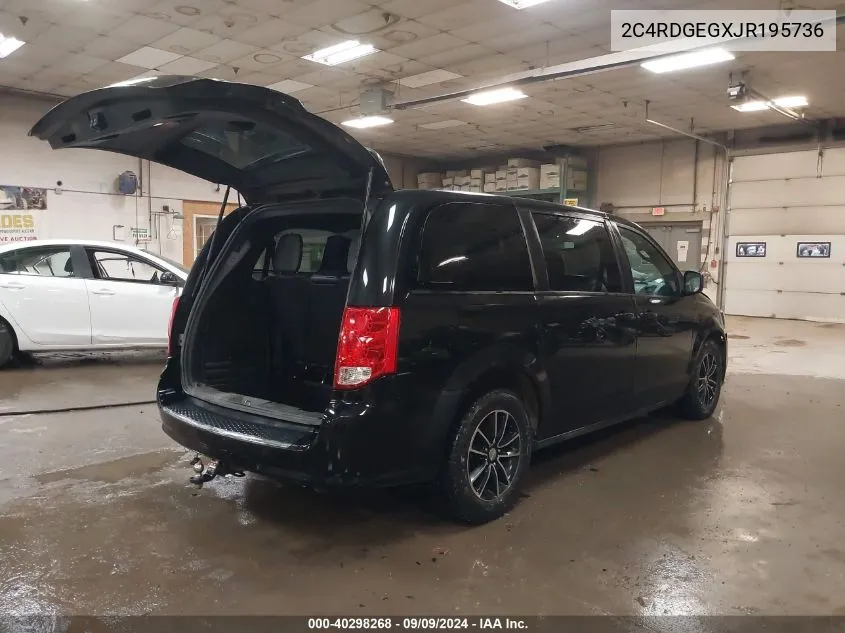 2018 Dodge Grand Caravan Gt VIN: 2C4RDGEGXJR195736 Lot: 40298268