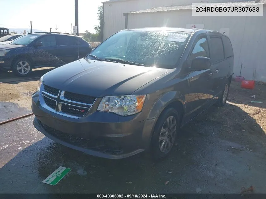 2C4RDGBG7JR307638 2018 Dodge Grand Caravan Se