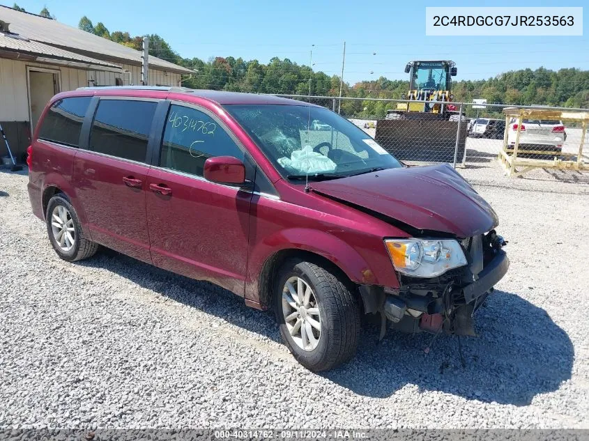 2018 Dodge Grand Caravan Sxt VIN: 2C4RDGCG7JR253563 Lot: 40314762