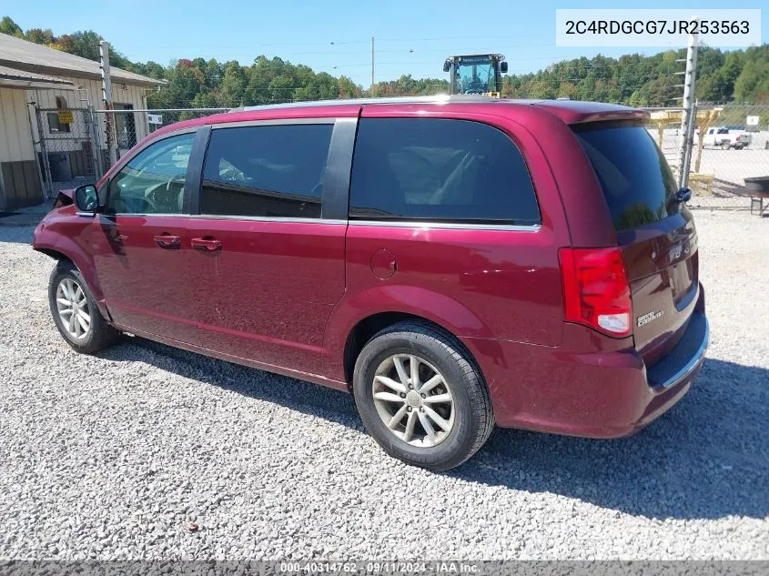 2018 Dodge Grand Caravan Sxt VIN: 2C4RDGCG7JR253563 Lot: 40314762