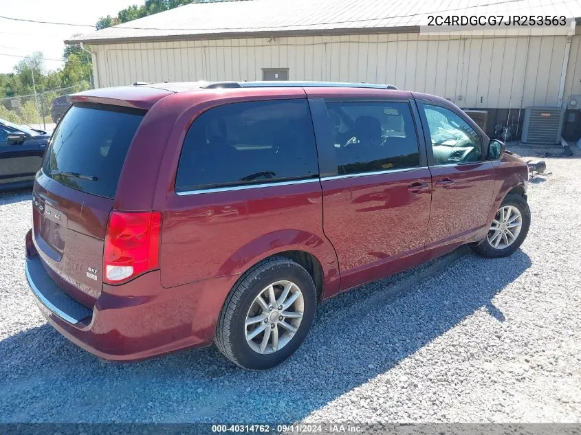 2018 Dodge Grand Caravan Sxt VIN: 2C4RDGCG7JR253563 Lot: 40314762