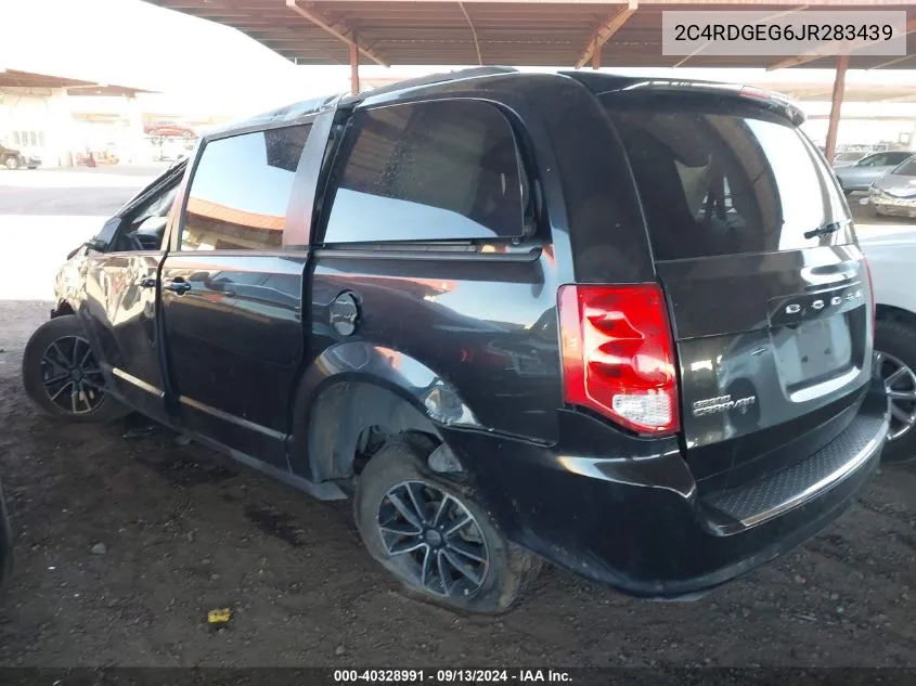 2C4RDGEG6JR283439 2018 Dodge Grand Caravan Gt