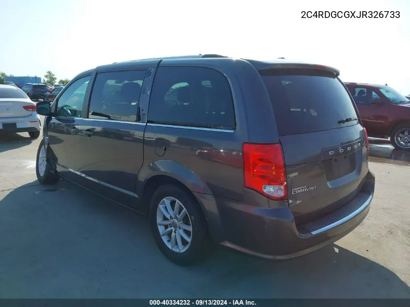 2C4RDGCGXJR326733 2018 Dodge Grand Caravan Sxt