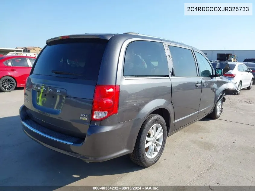 2C4RDGCGXJR326733 2018 Dodge Grand Caravan Sxt