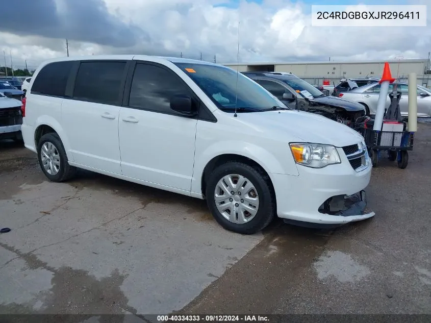 2C4RDGBGXJR296411 2018 Dodge Grand Caravan Se