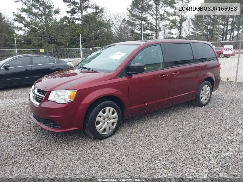 2C4RDGBG3JR165983 2018 Dodge Grand Caravan Se