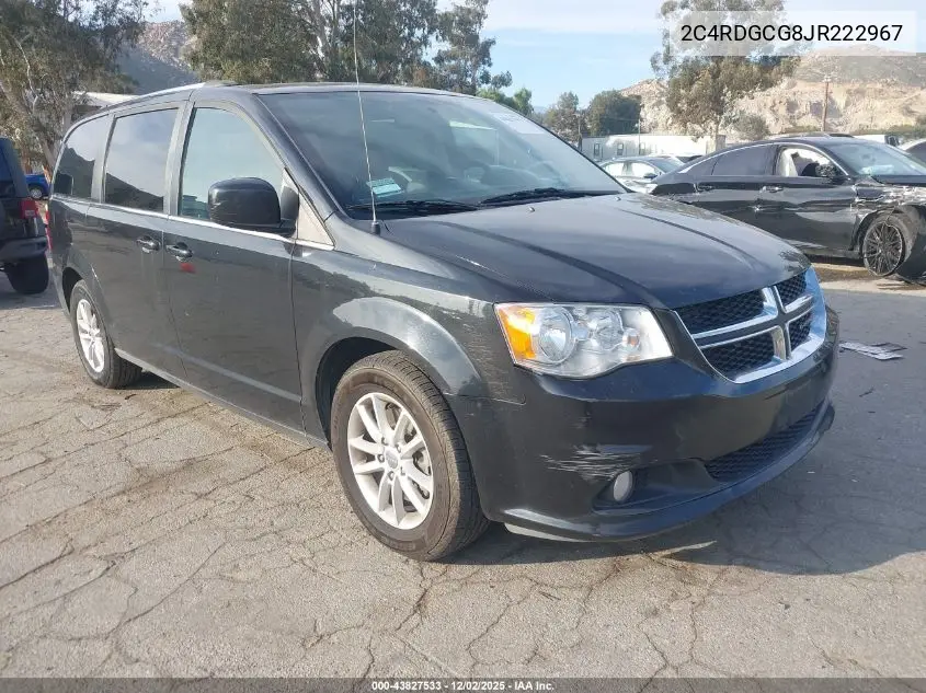 2C4RDGCG8JR222967 2018 Dodge Grand Caravan Sxt