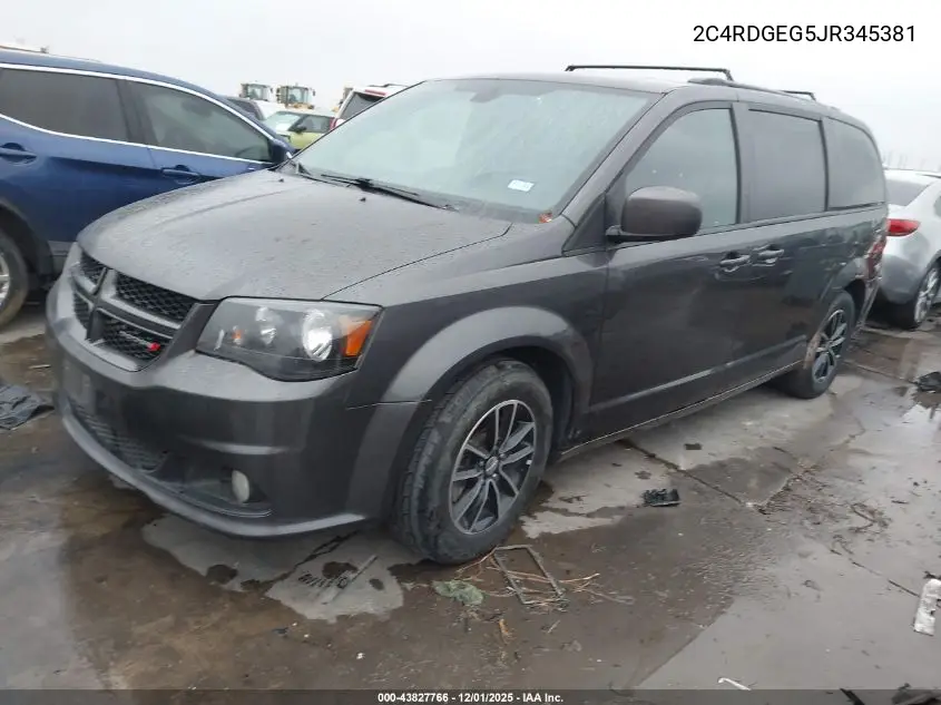 2C4RDGEG5JR345381 2018 Dodge Grand Caravan Gt