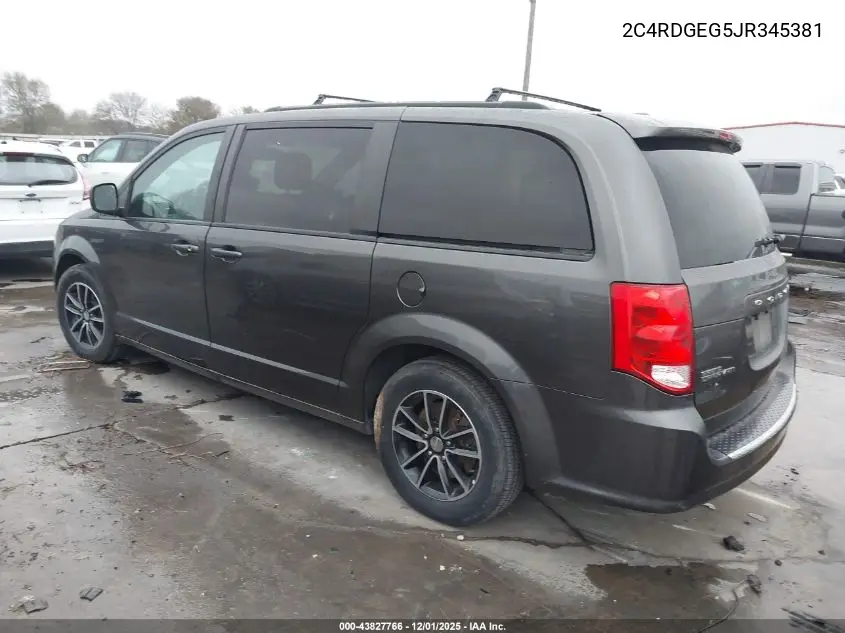 2C4RDGEG5JR345381 2018 Dodge Grand Caravan Gt
