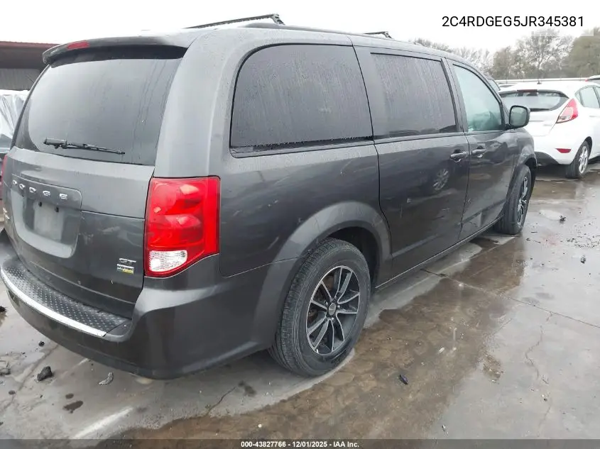 2C4RDGEG5JR345381 2018 Dodge Grand Caravan Gt