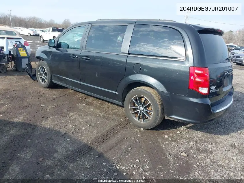 2C4RDGEG7JR201007 2018 Dodge Grand Caravan Gt