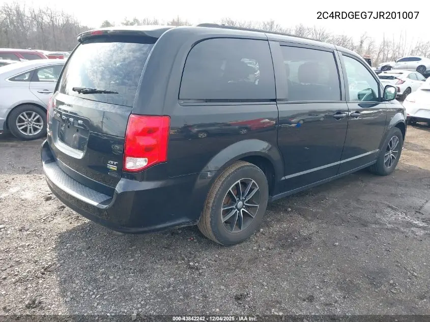 2C4RDGEG7JR201007 2018 Dodge Grand Caravan Gt
