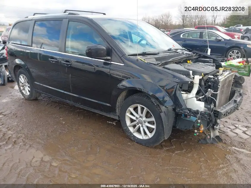2C4RDGCG5JR283208 2018 Dodge Grand Caravan Sxt
