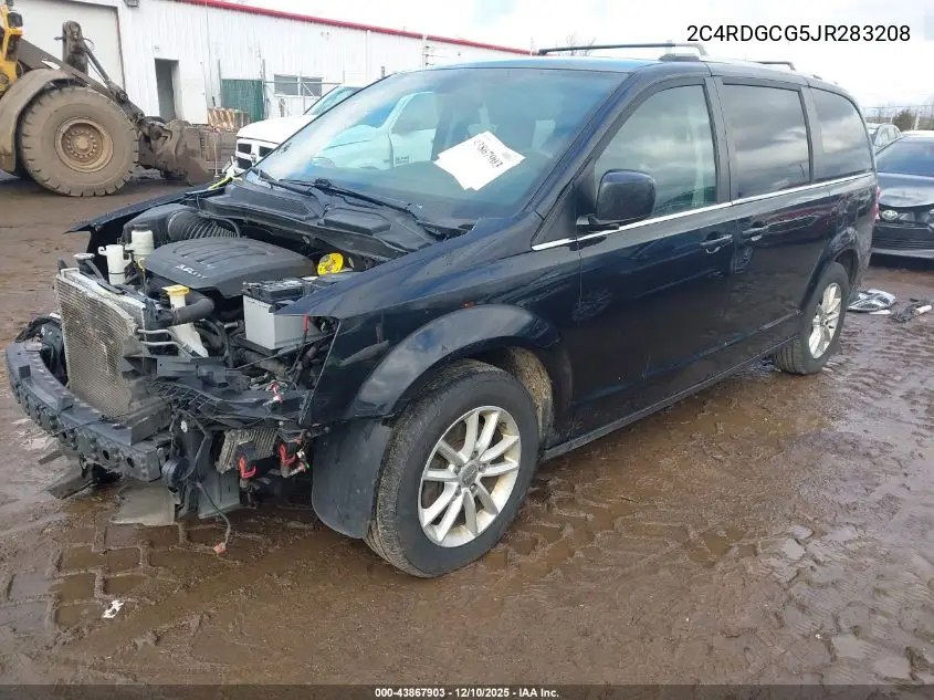 2C4RDGCG5JR283208 2018 Dodge Grand Caravan Sxt