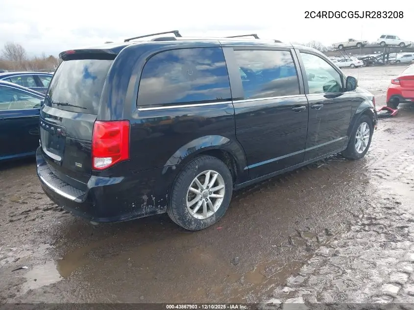 2C4RDGCG5JR283208 2018 Dodge Grand Caravan Sxt