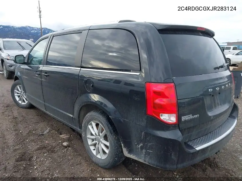 2C4RDGCGXJR283124 2018 Dodge Grand Caravan Sxt