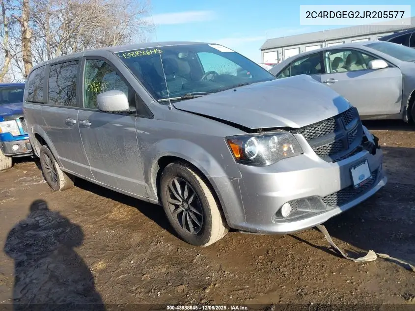 2C4RDGEG2JR205577 2018 Dodge Grand Caravan Gt