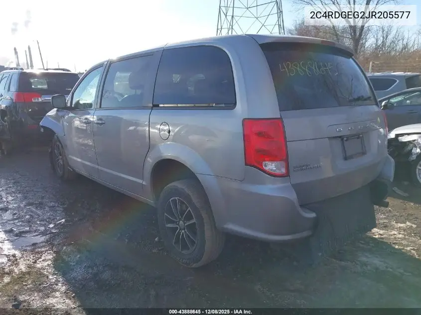 2C4RDGEG2JR205577 2018 Dodge Grand Caravan Gt